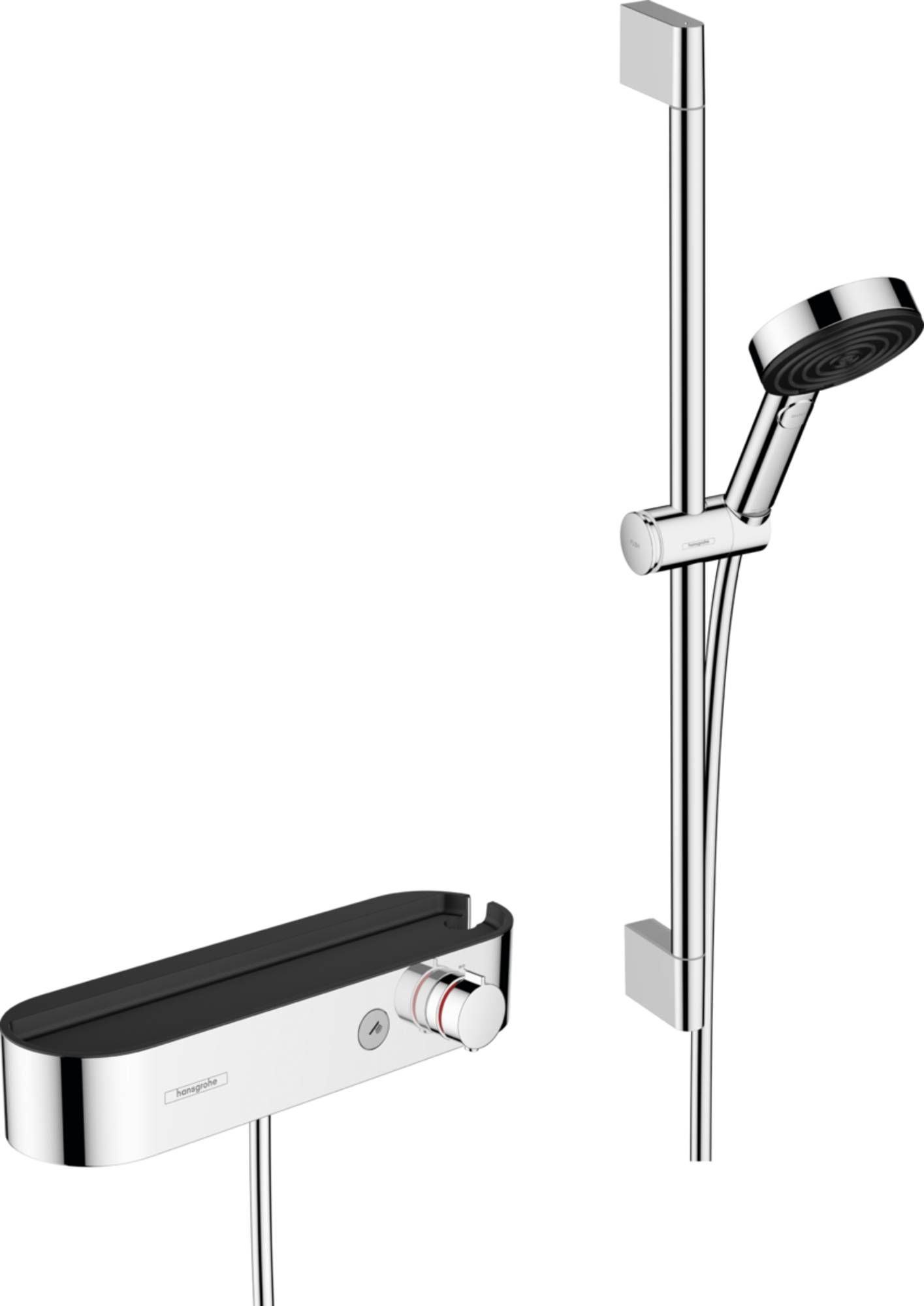 Hansgrohe Pulsify Thermostaat met Glijstangset 65cm - Hoofddouche - 3jet, Chroom