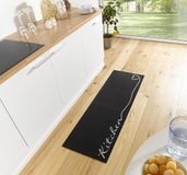 Zala Living KeukenLoper Design runner kitchen zwart / wit 50x150cm