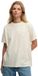 Superdry Essential T-shirt met logo en losse pasvorm Dames Desert Bone Off White