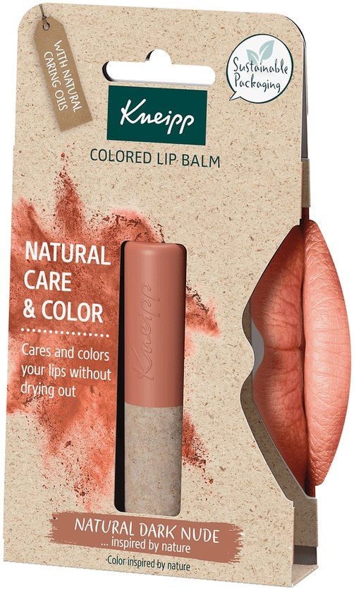 Kneipp Natural Colored Lip Balm - Dark Nude - 35g