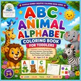ABC ANIMAL ALPHABET COLORING BOOK FOR TODDLERS