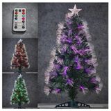 Luca Lighting - Greenville fibre optique multicolore 95led 60 fonctions télécommande - h90xl40cm