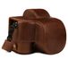 MegaGear MG1814 Ever Ready Lederen Camera Case Compatibel met Nikon Z50 (16-50mm) - Bruin