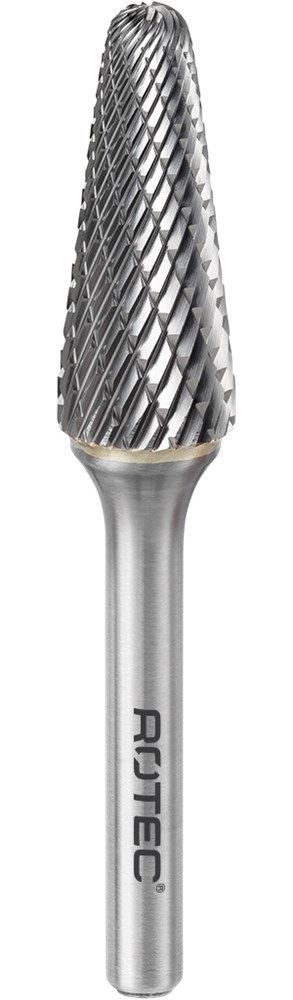Rotec HM-Stiftfrees, model L - Z6 / Kruisvertand / ø8x25,4x70xø6mm - 4390801