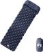 vidaXL Matelas de camping avec coussin gonflable 1 personne gris