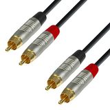 Adam Hall Cables 4 Star TCC 0090 audiokabel Rean, 2 x RCA-stekker naar 2 x RCA-stekker, 0,9 m
