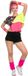 Wilbers Jaren 80 Aerobic Set Dames Neon - Maat 34