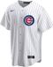 Nike Mlb Chicago Cubs T-shirt Replica Officiel Domicile Manches Courtes Blanc XL Homme