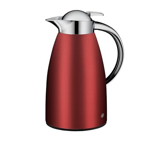 alfi Signo 1,0 l, satijnen rood, roestvrijstalen thermoskan