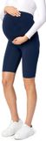 Be Mammy Dames Zwangerschapsleggings - Korte - Viscose - Marine - L
