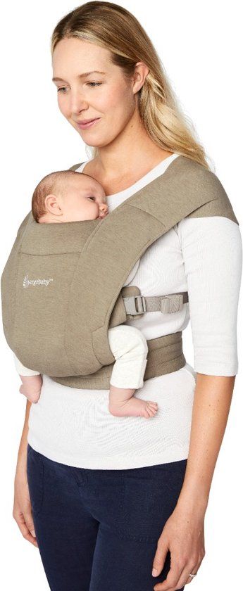 Ergobaby Embrace Draagzak - Soft Olive - Buikdrager - Olive groen