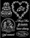 Stamperia International Dikke Stencil-Sleeping Beauty Net Getrouwd, Diverse, 20 x 25 cm