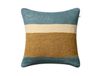 Chhatwal & Jonsson Housse de coussin Manali 50x50 cm Heaven blue-khaki