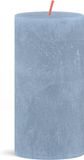 Bolsius Rustiek Stompkaars 100/50 Sky Blue