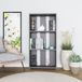 Stijlvol Elegant Boekenplank Antraciet 121,8 cm Hoog 60 cm Breed 25 cm Diep 18 mm Dik Melamine