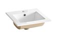 AC-Déco Inbouw keramisch wastafel CFP, 42 cm, matwit