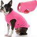 Gooby Stretch Fleece Vest Hondenjas - Roze - Medium
