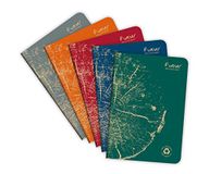 Clairefontaine 68486C Collectie Forever Pak met 5 Geniete Notitieboekjes