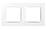 SIMON - Wandschakelframe, 2 elementen, wit