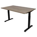 Euroseats Bureau Robson eiken met Zwart frame 620-840 x 1400 x 800 mm