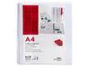 Liderpapel KG41 ringband A4 Rood, Wit