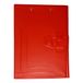 Grafoplás ordner F 4/A en Miniclip kleuren PVC, rood