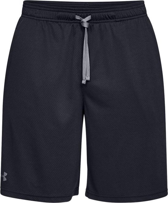 Under Armour Tech Mesh Shorts Heren Sportbroek - Pitch Gray - Maat L