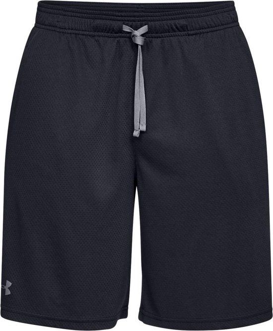 Under Armour Tech Mesh Shorts Heren - Pitch Grijs - Maat L