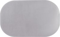 Secret de Gourmet Rechthoekige placemat - PVC - grijs - 44 x 28 cm