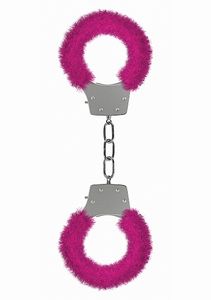 Ouch! Pleasure Handcuffs Pink Furry - 87gram - 8714273074188