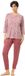 Mey Luipaardpyjama Serie Sleepy Leo Driekwart mouw Vrouwen Bridal Rose 100% Katoen