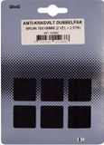 QlinQ Anti-krasvilt - 2x - bruin - 75 x 100 mm - rechthoek - zelfklevend - meubel beschermvilt