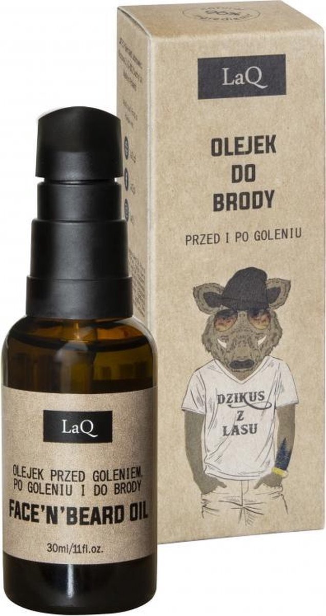 LaQ LAQ_Olejek do brody przed i po goleniu Dzikus z Lasu 30ml