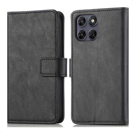 imoshion Luxe Bookcase voor de Motorola Moto G77 - Zwart