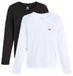 LEVI'S ® Shirt 'Essential Long Sleeve Tee (2-Pack)' rood / zwart / wit