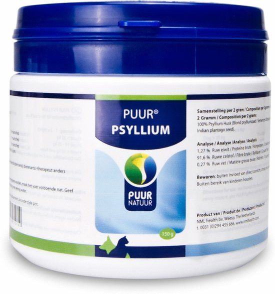 Puur Psyllium voor Hond en Kat - 150g