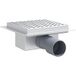 Icecat Argenté 15 x 15 cm Acier Inox 304 Drain de douche à pois