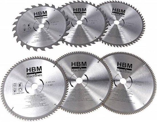 HBM 300 mm HM cirkelzaagblad met 100 tanden