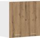 vidaXL Keukenbovenkast Lyon 60x31x60 cm Ambachtelijk Eikenkleurig