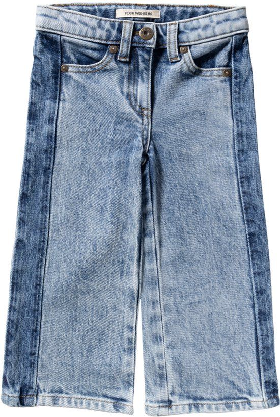 Your Wishes Wide Leg Jeans Sky Blue Denim