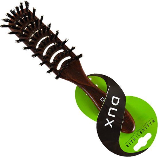 DUX Platte Borstel - Zwijnenhaar - 7 Rijen - Zwart