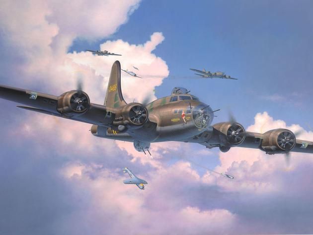 Revell B-17F Memphis Belle - Vliegtuig model - 04297