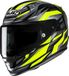 HJC RPHA 12 Dravix Helm - Zwart/grijs/geel - XXL