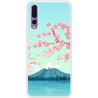 P20 Pro Mont Fuji Bedrukt siliconen hoesje