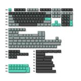 Keychron Cherry Profile Double - Shot PBT Full Set Keycaps - Hacker Mint
