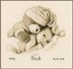 Vervaco Borduurpakket Geboorte Berenknuffel Sepia