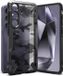 Ringke Fusion X | Hoesje Geschikt voor Samsung Galaxy S24 | Back Cover | Militaire Standaard | Camo Zwart