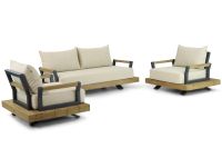 Santika Furniture Santika Supreme stoel-bank loungeset 3-delig