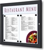 Showdown Displays Europe B.V. Outdoor Menubord Logo 2 X A4 Landschap Zwart