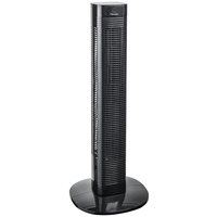 Bestron AFT80ZRC Tower Fan - Black - 3 Speeds - Remote Control - Timer